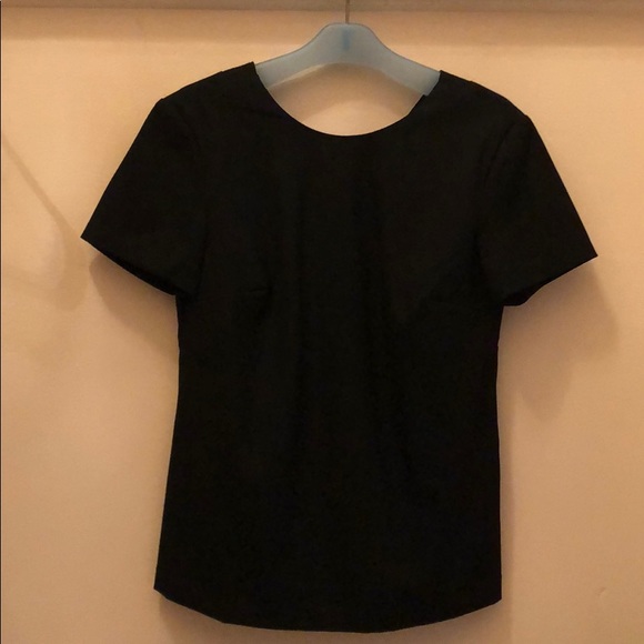 Banana Republic Tops - Banana Republic Black Back Tie Top (Size S)